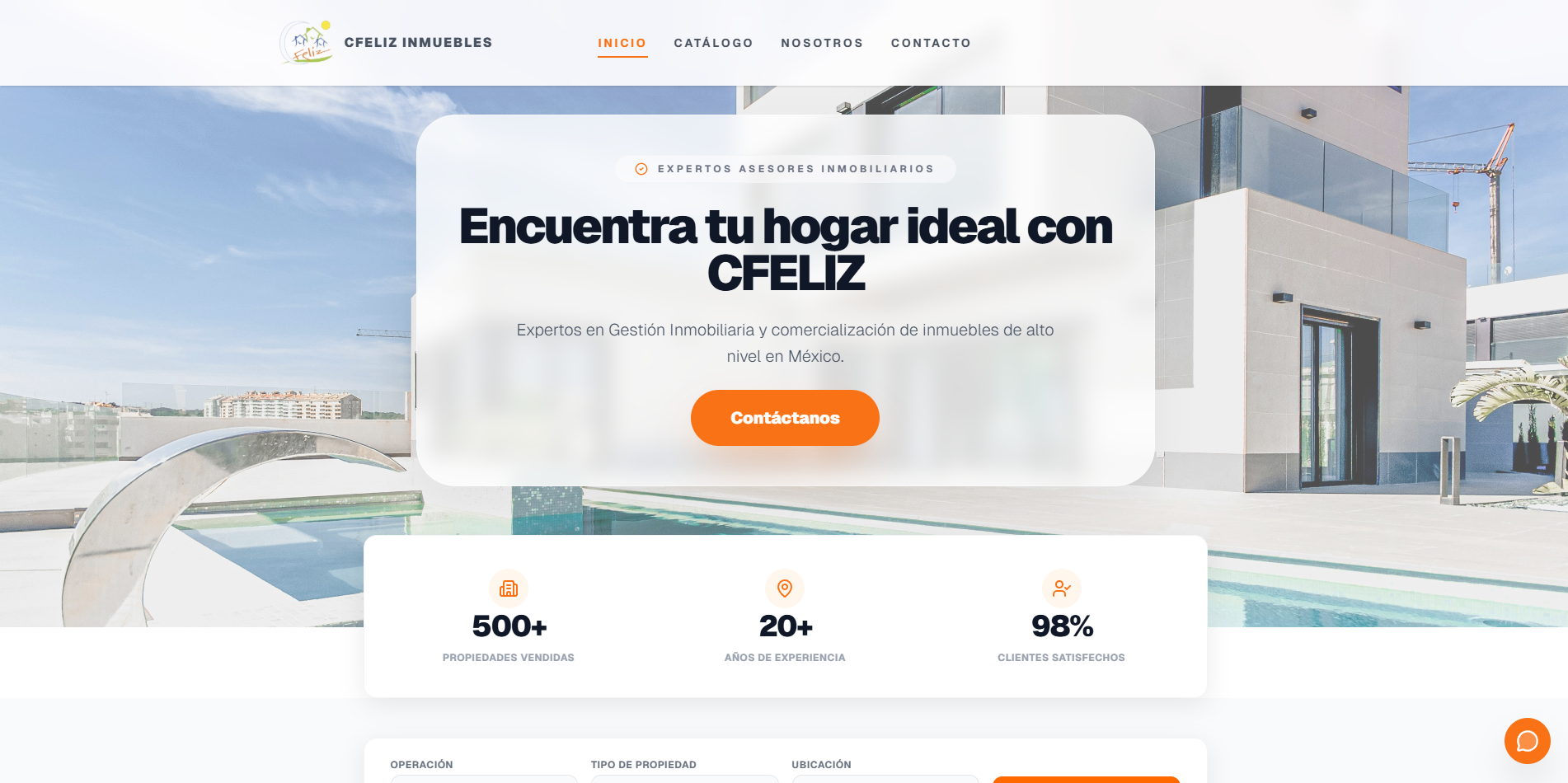 Plataforma Inmobiliaria Integral - CFELIZ Inmuebles